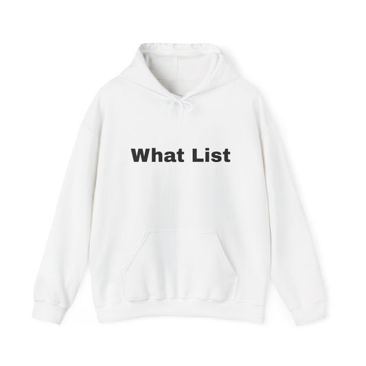 “What List?” – The Hoodie They Definitely Don’t Want You Wearing